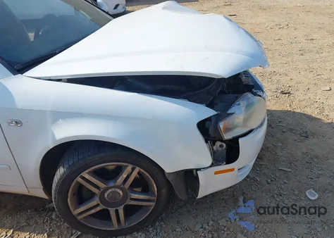 2007 Audi A4 2.0T z USA, uszkodzony, nr VIN WAUDF78E97A234373